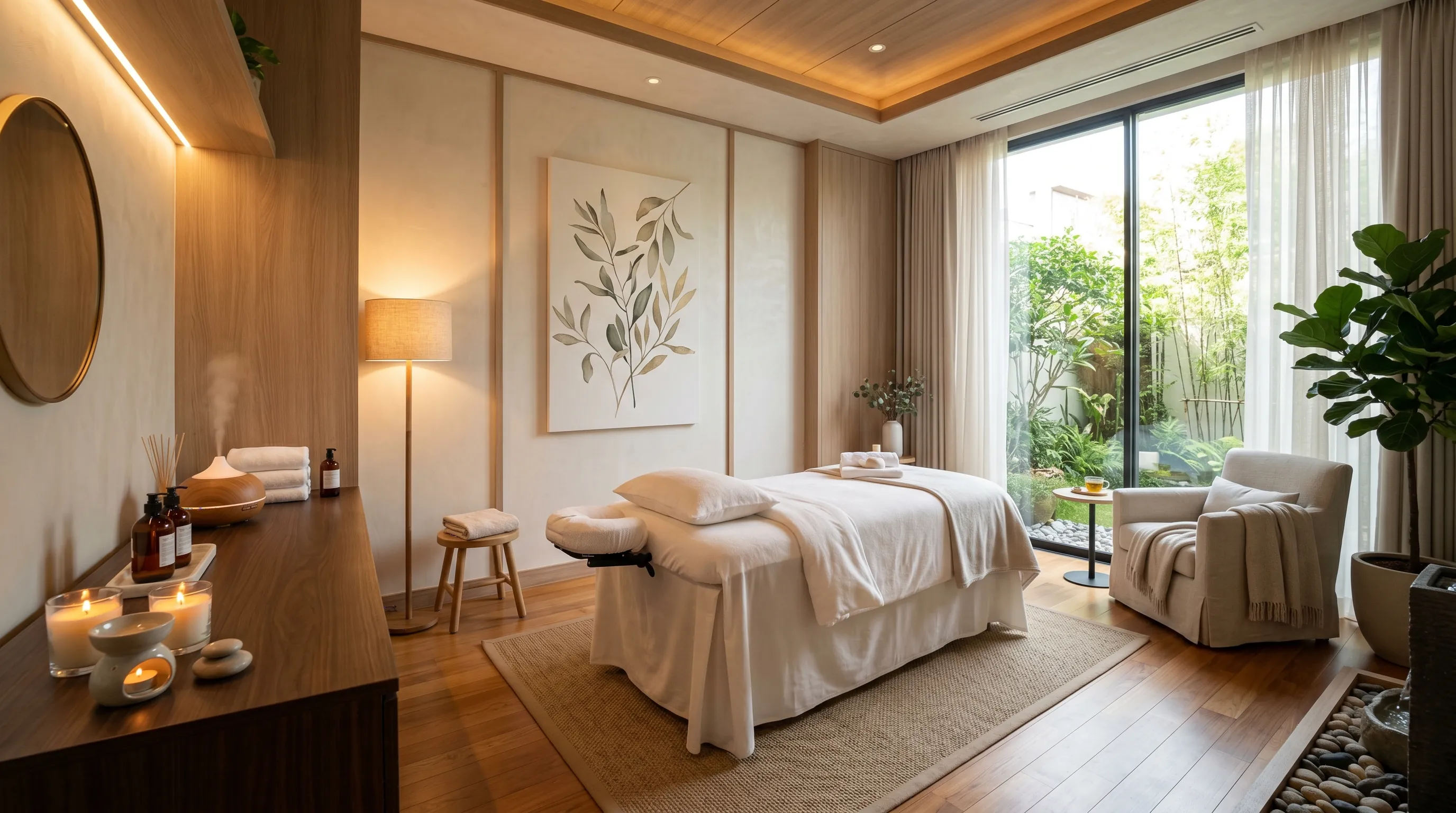 Tranquil laser treatment suite at ACML Parkside Adelaide